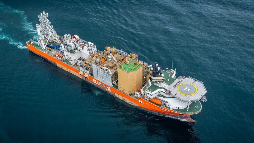 Debmarine Namibia's diamond recovery vessel: MV Benguela Gem. Diamond mining has formed an extremely important part of Namibia’s economy since the discovery of the first gem quality diamonds in 1908.